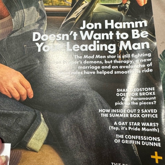 The Hollywood Reporter Jon Hamm 6/19/24 collectible cover features new - Picture 2 of 4